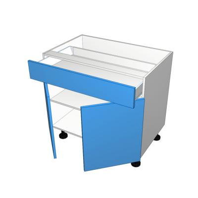 2 door 1 drawer floor cabinet