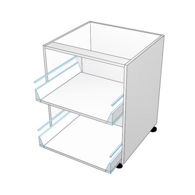 2 Drawer No front