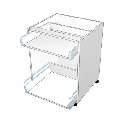 2 Drawer Top not equal No front