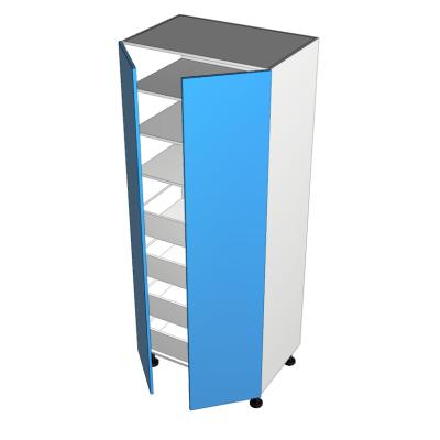 2-Door-Pantry with 4 Internal Drawers