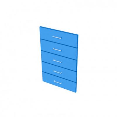 5 drawer fronts