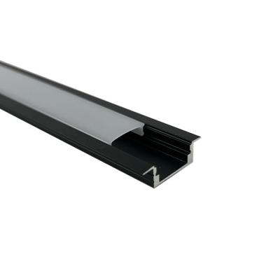Aluminium Black Lighting Channel and Opaque Diffuser