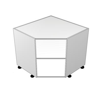 angled floor cabinet no door