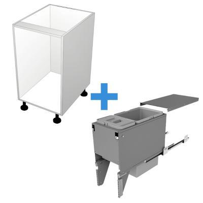 Bin Cabinet with 300mm Sige Bin Kit No Door