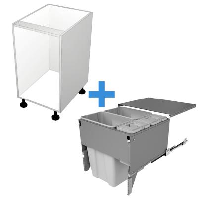 Bin Cabinet with 600mm Sige Bin Kit No Door
