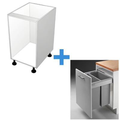 Bin Cabinet with 600mm Wesco Bin Kit No Door