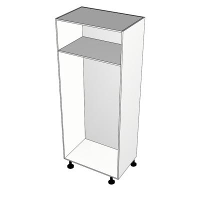 broom with fixed shelf no doors