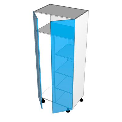 2 door broom cabinet right shelves 