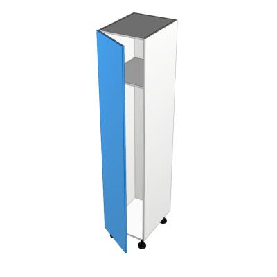 1 door broom cabinet hinged left