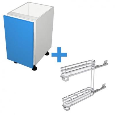 Floor Cabinet with 150mm Sige Spice Rack