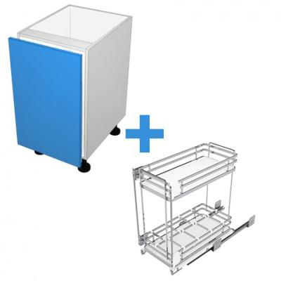 Floor Cabinet with 450mm SIGE Spice Rack