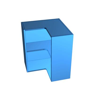 open corner colourboard cabinet