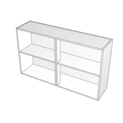 overhead cabinet with center mullion