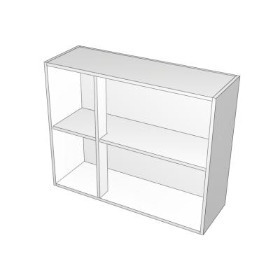 overhead cabinet with left mullion no doors