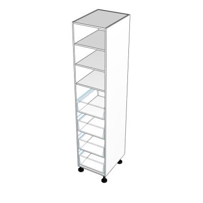 Pantry with 4 internal drawers no door