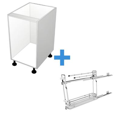Pull Out Cabinet with 150mm Sige Towel Rail No Door