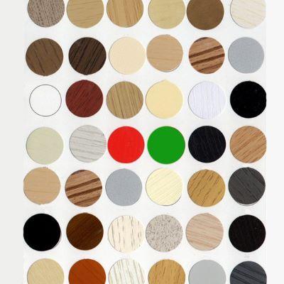 adhesive screw cap sticker