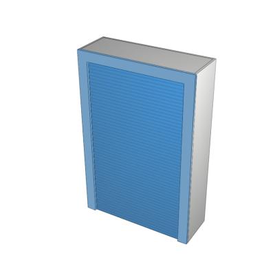 Roller Door Cabinet 2 shelves