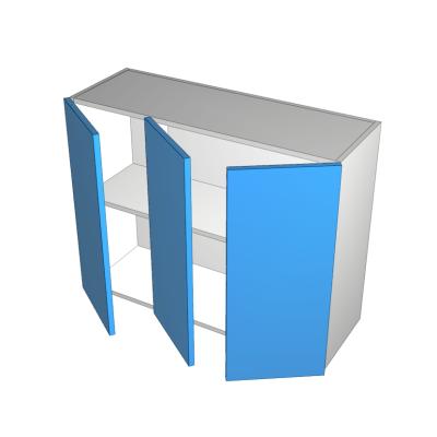 3 door overhead cabinet