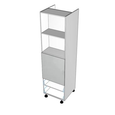 2 drawer walloven cabinet carcass only