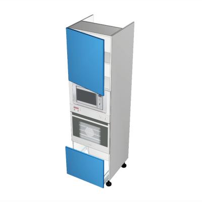 Walloven - 1 Door - Hinged Left - 1 Drawer - Microwave and oven