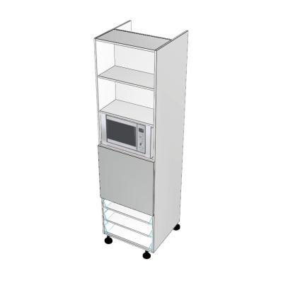 Walloven - Carcass only - 3 drawers at bottom - Microwave and Oven CARCASS ONLY